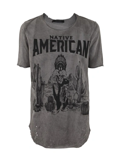 Massimo Sabbadin Feathers Embroidered Blouse In Grey