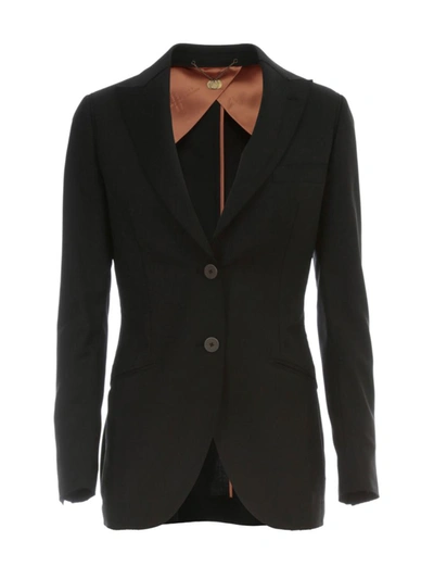Shop Maurizio Miri Uma Single Breasted Jacket Clothing In Black