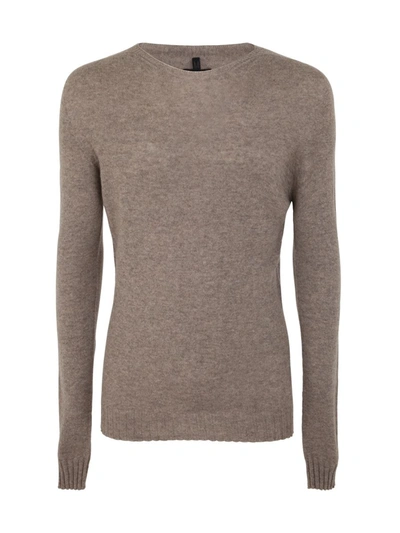 Md75 Cashmere Round Neck Pullover In Brown
