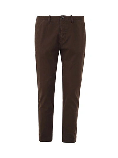 Shop Nine In The Morning Easy Slim Fit Trouser Clothing In Brown