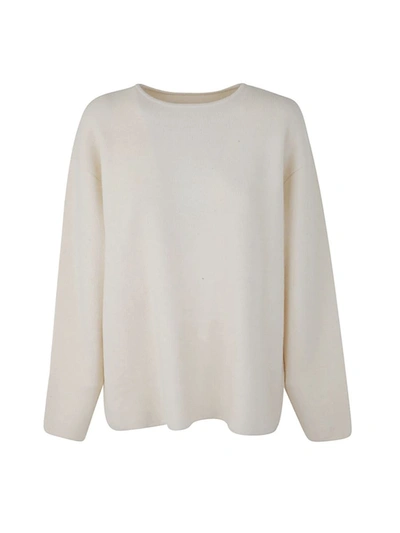 Shop Oyuna Knitted Sculpted Sweater Clothing In White