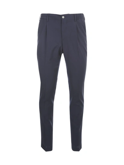 Shop Pt01 Traveller Cross Stretch Techno Plain Weave Pants Clothing In Blue