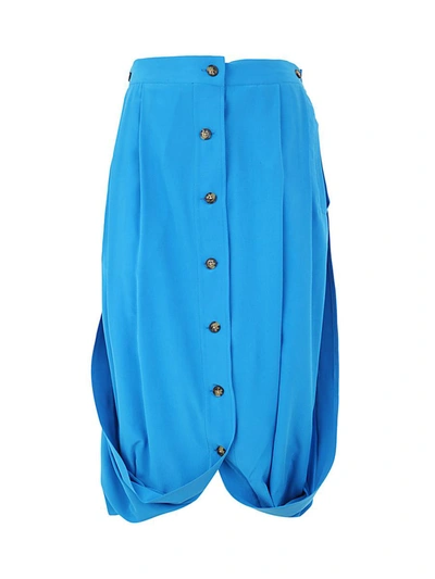 Shop Quira Flip It Up Skirt Clothing In Blue
