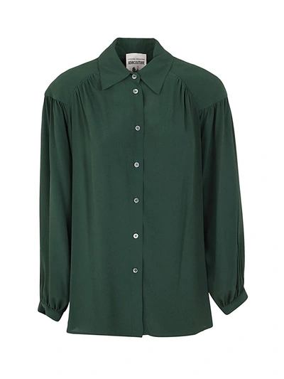 Shop Semicouture Aline Shirt Clothing In Green