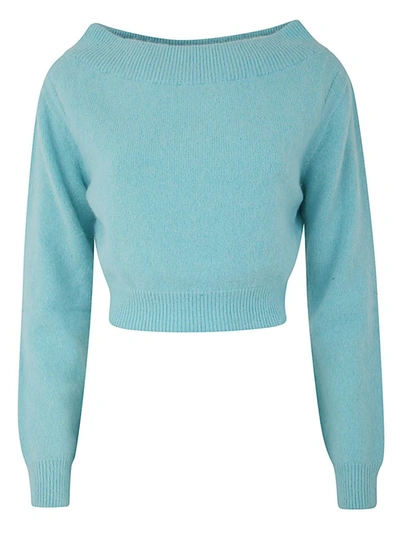 Shop Semicouture Lucile Pullover Clothing In Blue