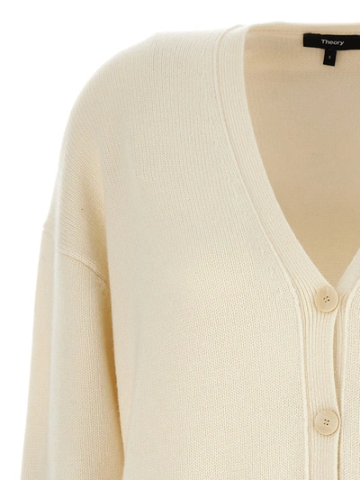 Shop Theory 'boxy' Cardigan In White