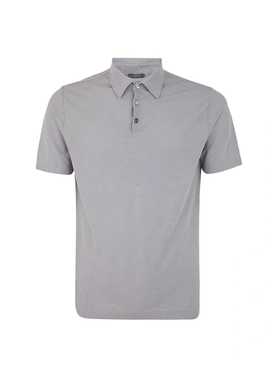 Shop Zanone Polo Basic Pullover Clothing In Grey
