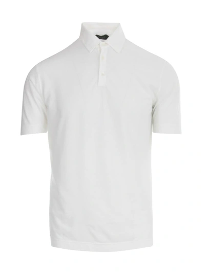 Shop Zanone S/s Polo Clothing In White