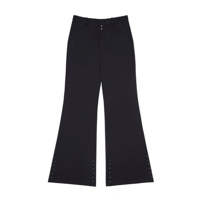 Shop Mm6 Maison Margiela High-waist Trousers In Black
