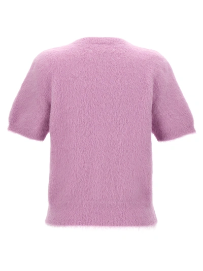 Shop Maison Margiela Angora Sweater Sweater, Cardigans Pink