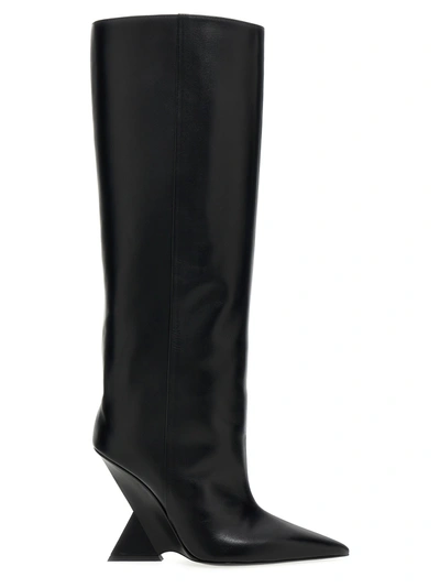 Shop Attico Cheope Boots, Ankle Boots Black