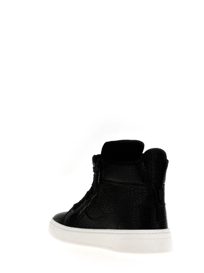Shop Giuseppe Zanotti Gz/94 Sneakers White/black
