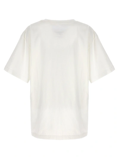 Shop Mm6 Maison Margiela Logo T-shirt White