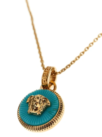 Shop Versace Medusa Jewelry Light Blue