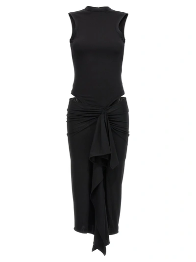 Shop Attico Mirna Dresses Black