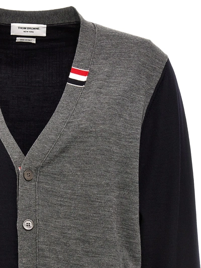 Shop Thom Browne Rwb Sweater, Cardigans Multicolor