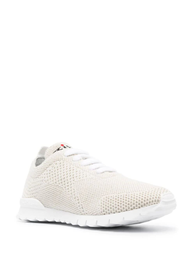Shop Kiton Rope Fit Running Sneakers In Marrone