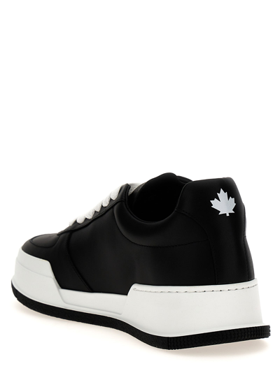 Shop Dsquared2 Canadian Sneakers In White/black