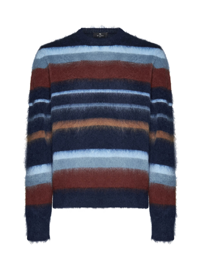 Shop Etro Sweater In Blu