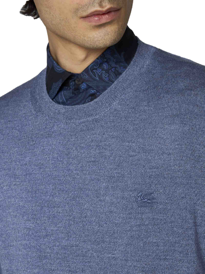 Shop Etro Sweater In Azzurro
