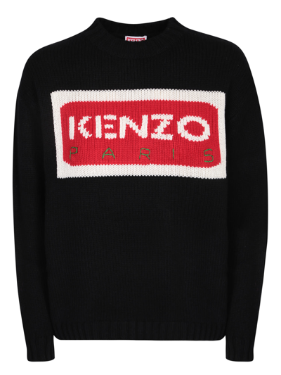 Shop Kenzo Paris Black Pullover