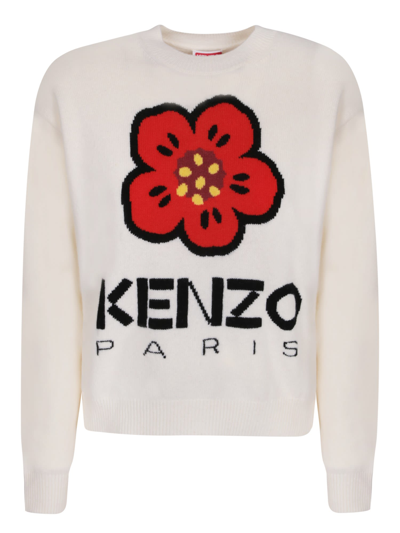 Shop Kenzo Boke Flower White Pullover