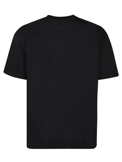 Shop Burberry Equestrian Knight Print Padbury T-shirt In Black