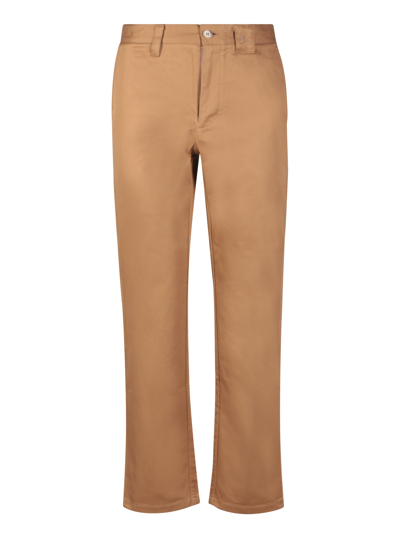 Shop Burberry Denton Trousers In Brown