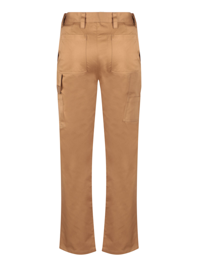 Shop Burberry Denton Trousers In Brown