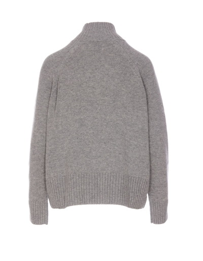 Shop Allude Sweater In Grey
