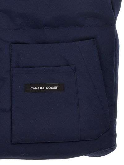 Shop Canada Goose Freestyle Crew Vest In Blue
