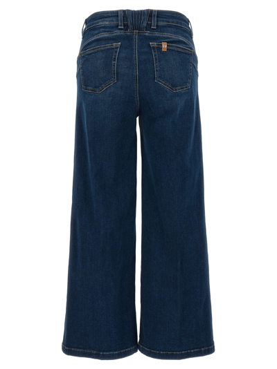 Shop Liu •jo Jeans Parfait Cropped In Blue