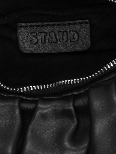 Shop Staud Bean Convertible Shoulder Bag In Black