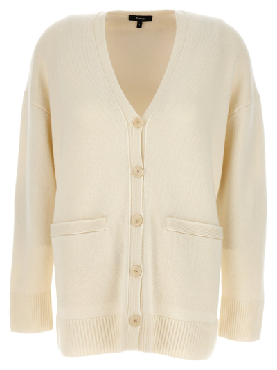 Shop Theory Boxy Cardigan In White