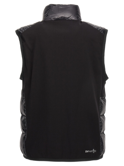 Shop Moncler Logo Vest In Black