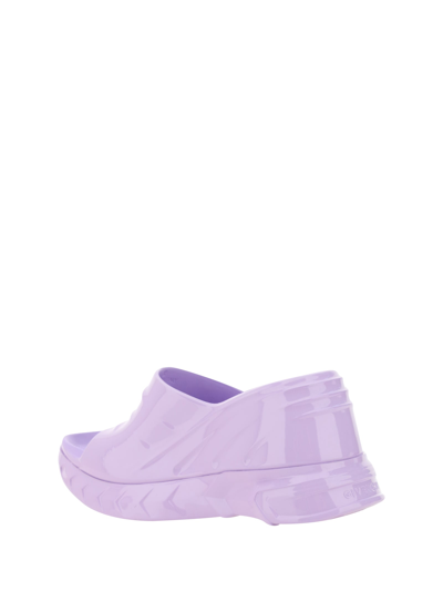 Shop Givenchy Marshmallow Sandal In Lilac