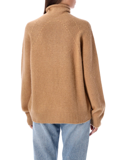 Shop Apc Roxy Pull Sweater In Camel