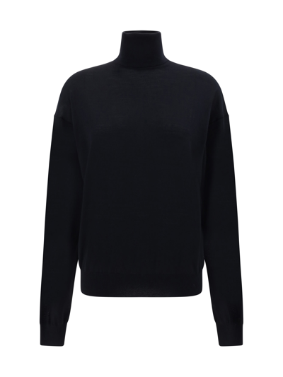 Shop Saint Laurent Sweater In Noir