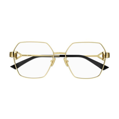 Shop Bottega Veneta Bv1224o 002 Glasses In Oro