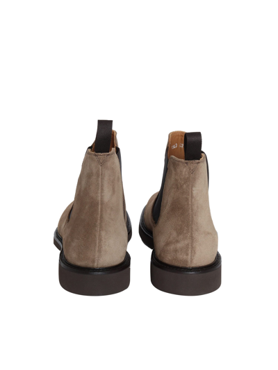 Shop Doucal's Chelsea Boots In Beige