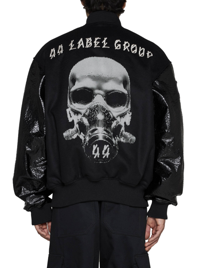 Shop 44 Label Group Jacket In Black + 44 Lg Em/patch