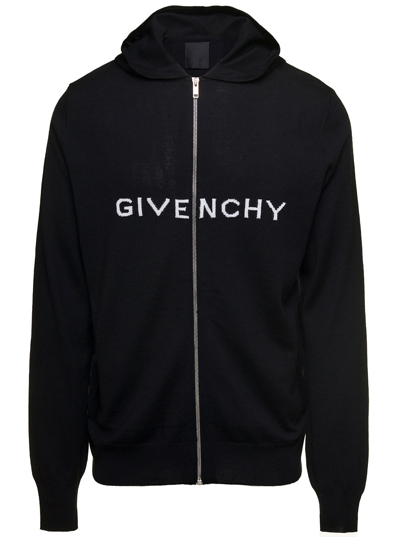 Shop Givenchy Zip Up In Black