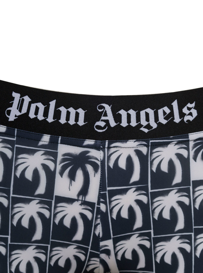 Shop Palm Angels Palms Logo Sport Bra In Black