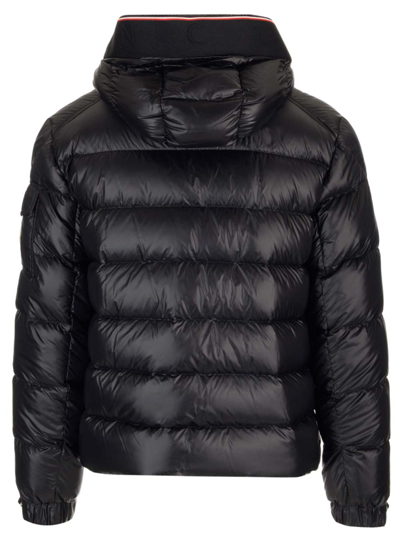 Moncler Pavin Brand-appliqué Boxy-fit Quilted Shell-down Jacket In Black