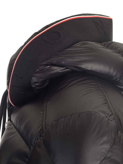 Moncler Pavin Brand-appliqué Boxy-fit Quilted Shell-down Jacket In Black