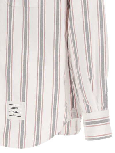 Shop Thom Browne Rwb Shirt In Multicolor