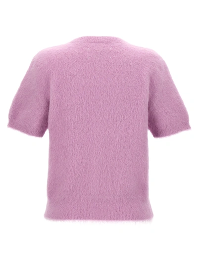 Shop Maison Margiela Angora Sweater Sweater, Cardigans In Pink