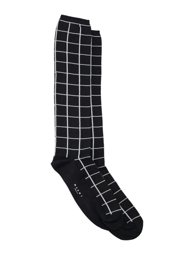 Shop Marni Socks Check In Black Check/white