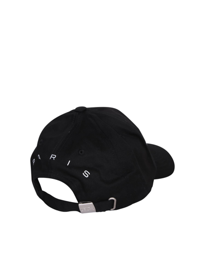 Shop Kenzo Baseball Balck Cap In Black