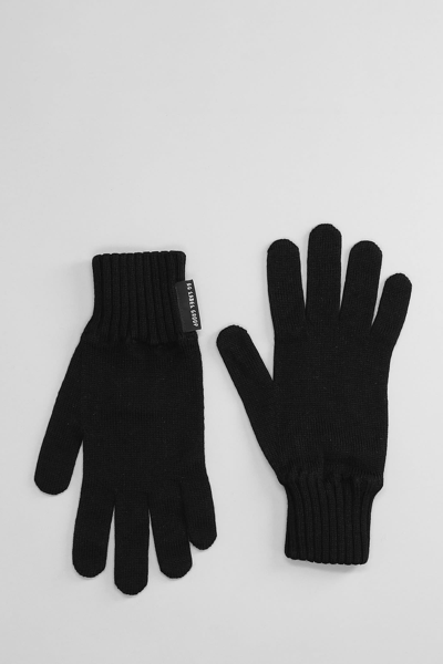 Shop 44 Label Group Gloves In Black Wool